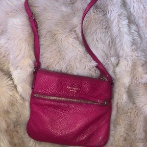 Hot pink Kate spade crossbody bag